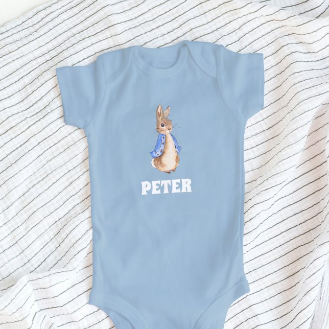Vintage Peter Rabbit Beatrix Potter Name Baby Bodysuit (Creator Uploaded)