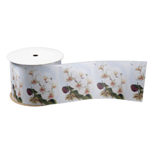 Vintage Phalænopsis Amabilis Dayana Orchid Flower Satin Ribbon