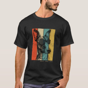 Vintage Pharaoh Hound Dog Mum Dad Kids Men Women T-Shirt