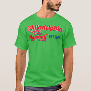 Vintage Philadelphia Baseball Est 1883 Baseball Lo T-Shirt