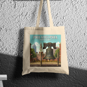 Vintage Philadelphia Pennsylvania Tote Bag