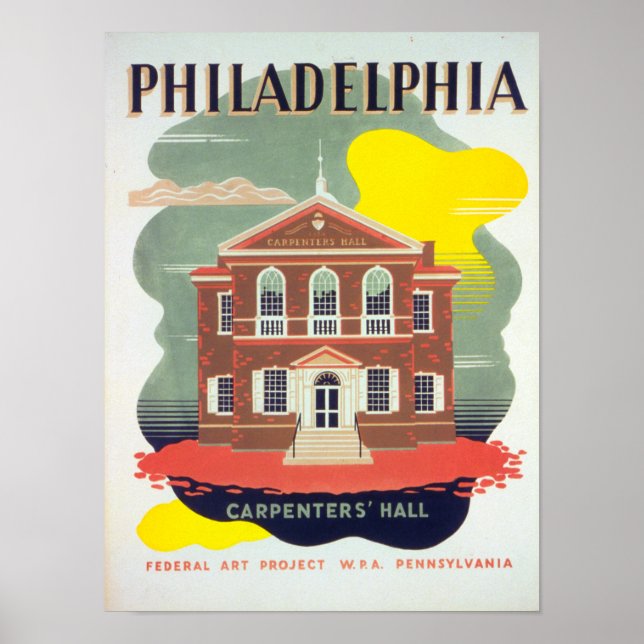 Vintage Philadelphia  Poster (Front)