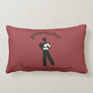 Vintage Philosopher Lumbar Pillow