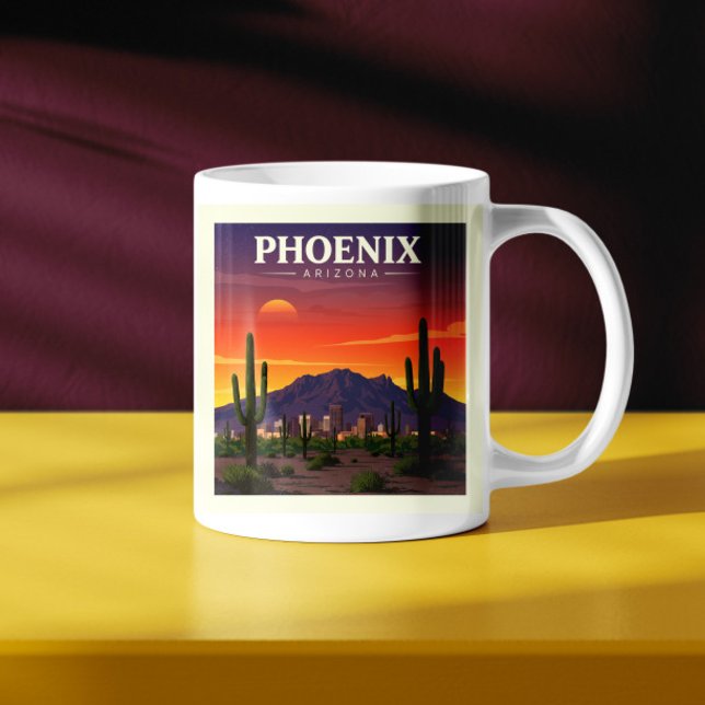  Vintage Phoenix Arizona Coffee Mug (Creator Uploaded)