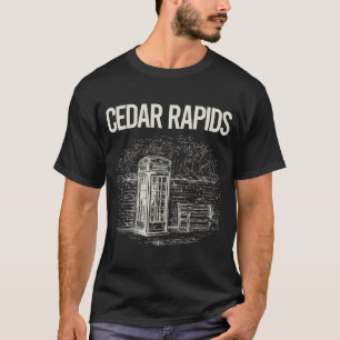 Vintage Phone Booth Cedar Rapids T-Shirt