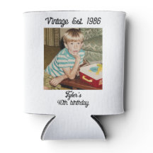Vintage Photo Birthday Personalised