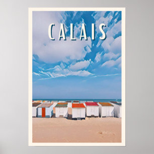 Vintage Photo Calais Poster