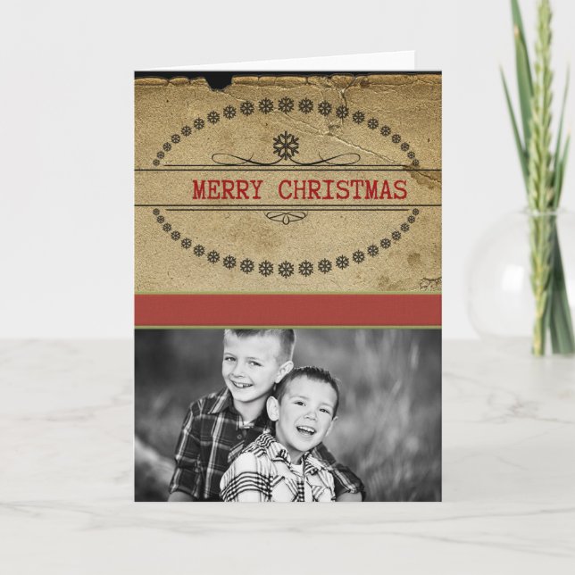 vintage photo cards christmas card (Front)