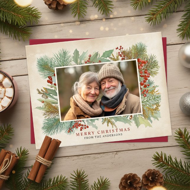 Vintage Photo Christmas Card (Vintage Photo Christmas Card)