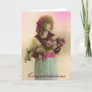 Vintage Photo Congratulations Card