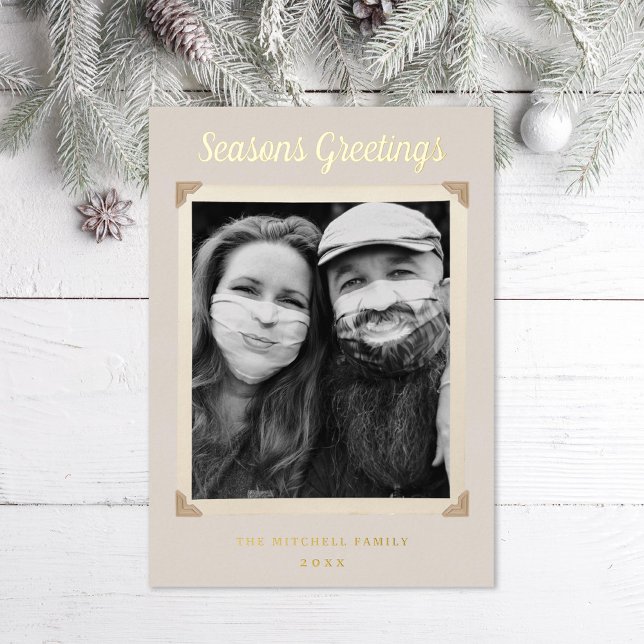 Vintage Photo Frame Retro Greeting Gold (Creator Uploaded)