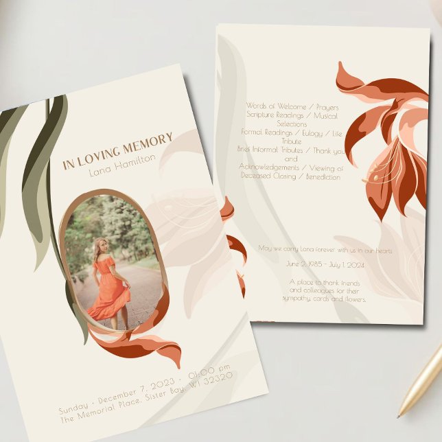 Vintage Photo Funeral Sympathy Thank You card (Creator Uploaded)