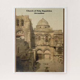 Vintage Photo Jerusalem Church of Holy Sepulchre Jigsaw Puzzle