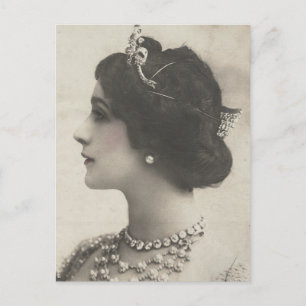 vintage photo Ladies Postcard