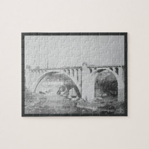Vintage Photo: Monroe St. Bridge, Spokane, WA Jigsaw Puzzle