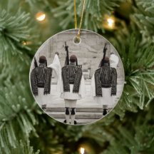 Vintage photo of honour guard, Athens, Greece