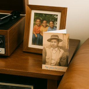 Vintage Photo Pops You're the Coolest Father's Day Card