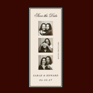Vintage Photobo Editorial Photo Strip Save The Date