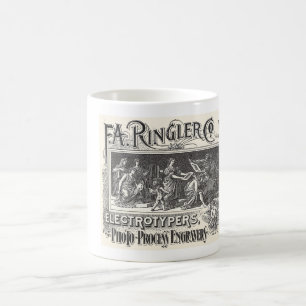VINTAGE PHOTOENGRAVERS' AD COFFEE MUG