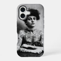 Vintage photography of a tattooed lady