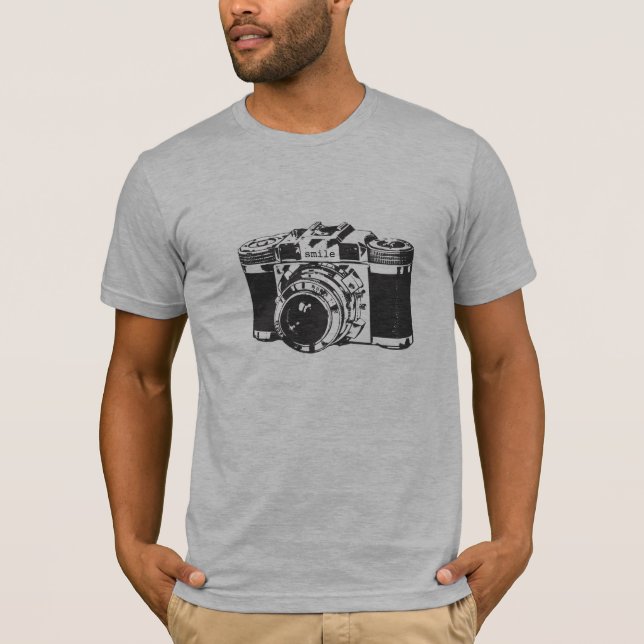 Vintage Photography Photographer Camera T-Shirt (Front)
