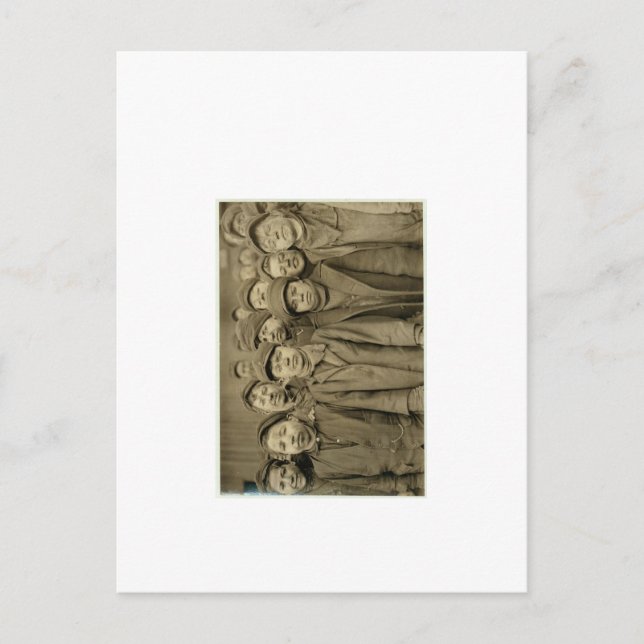Vintage Photography Workers Postcard (Front)