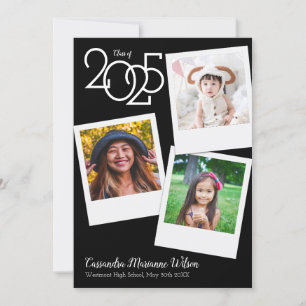 Vintage Photos Graduation Announcement