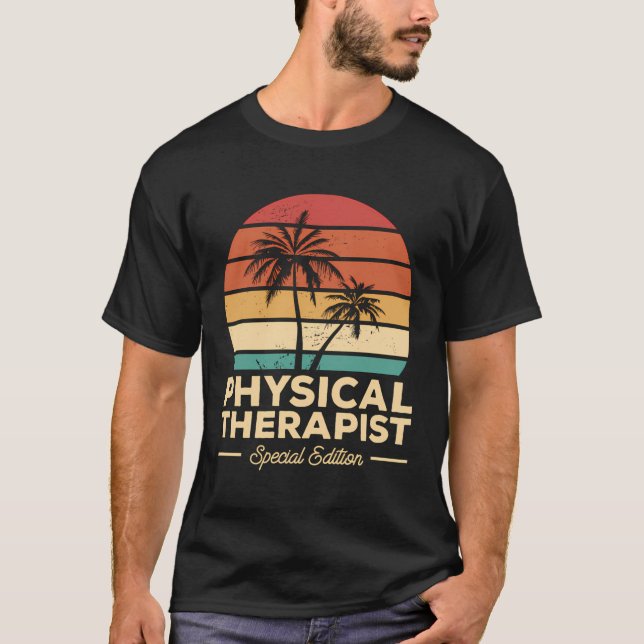 Vintage Physical Therapist Special Edition Therapy T-Shirt (Front)