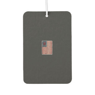 Vintage Pi American Flag Math Teacher Shirt Design Car Air Freshener
