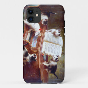 Vintage Piano Cats Case-Mate iPhone Case