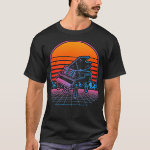 Vintage Piano Music Player Style Retro Piano T-Shirt