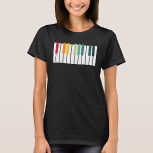 Vintage Piano Pianist Music Keyboard Musician Out T-Shirt