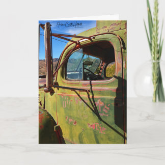 Vintage Pick Up Truck Card