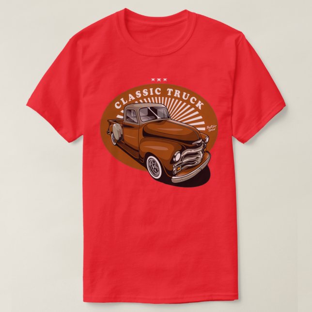 Vintage Pick Up Truck T-Shirt (Design Front)