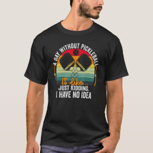 Vintage Pickleball Player For Men And Women T-Shirt