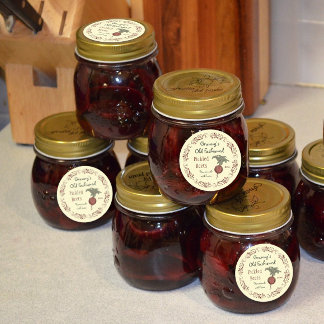Vintage Pickled Beets Dated Canning Label V2