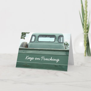 vintage Pickup Truck2 - customise Card