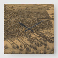 Vintage Pictorial Map of Pensacola (1885)