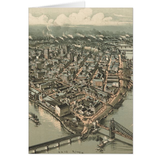 Vintage Pictorial Map of Pittsburgh (1902) (Front)