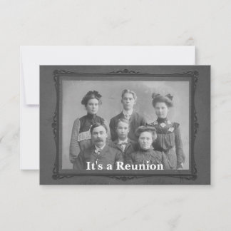 Vintage Picture Family Reunion Invitation