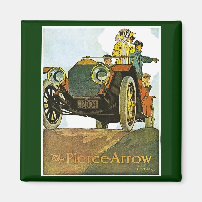 Vintage Pierce-Arrow Advertisement Magnet (Front)