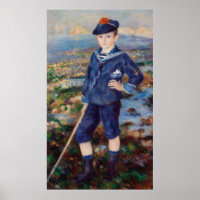 Vintage Pierre Auguste Renoir Sailor Boy