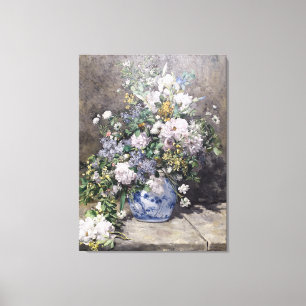 Vintage Pierre Auguste Renoir Spring Bouquet  Canvas Print