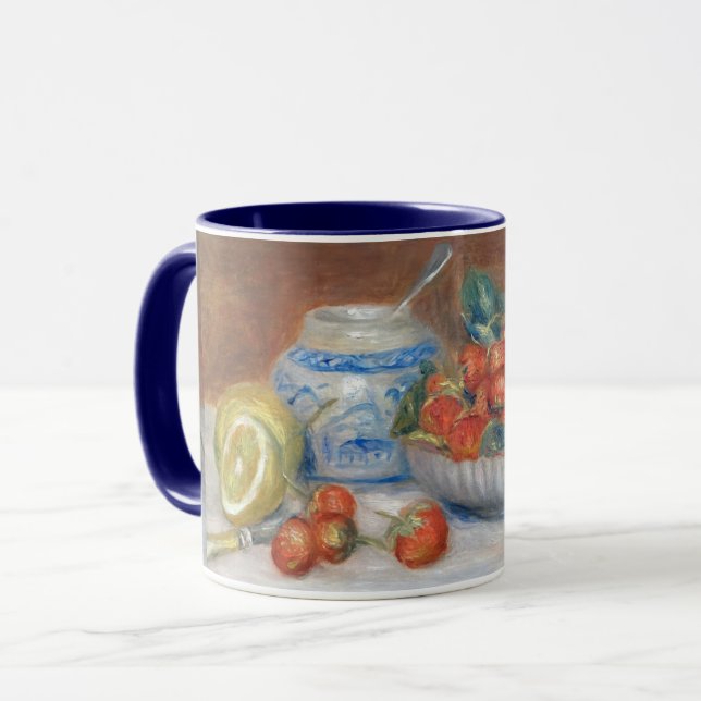 Vintage Pierre Auguste Renoir Strawberries Mug (Front Left)