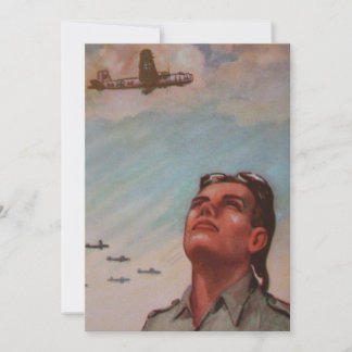 Vintage Pilot Invitation