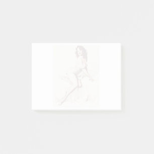 Vintage Pin-Up girl Post-it Notes