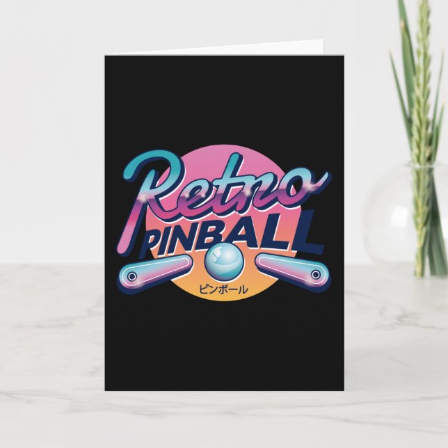 Vintage PINBALL Card (Front)