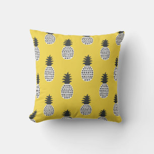 Vintage Pineapple Fun Seamless Illustration Cushion