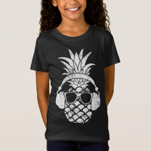 Vintage Pineapple Hawaiian Aloha Beach Fruit Cockt T-Shirt