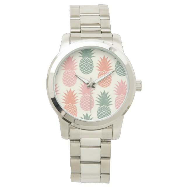 Vintage Pineapple Pattern 2 Watch (Front)